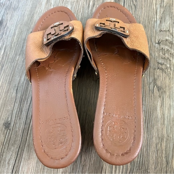Tory Burch Patti 3 Wedge Sandals Size 8 - Picture 3 of 10